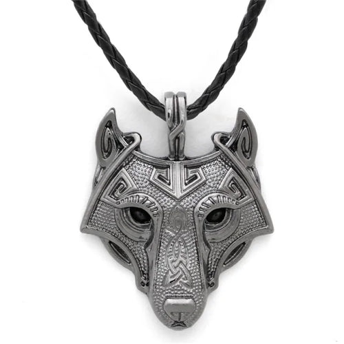 Load image into Gallery viewer, Nordic Wolf Spirit Pendant
