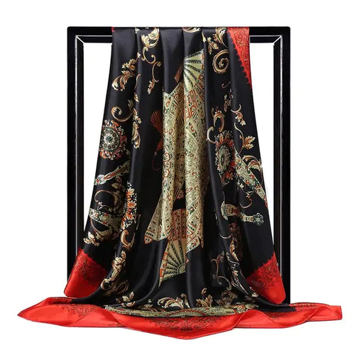 Load image into Gallery viewer, Elegance Unveiled Silk Scarf
