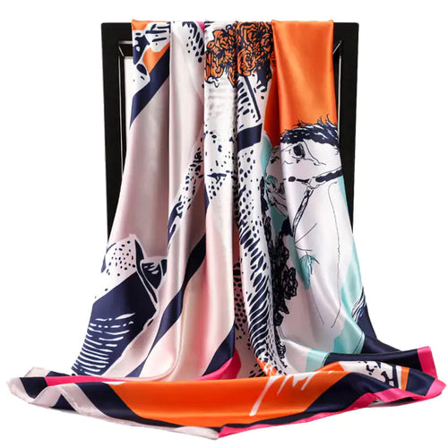 Load image into Gallery viewer, Elegance Unveiled Silk Scarf
