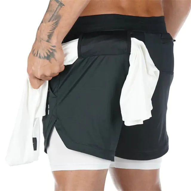 FlexFit Dual-Layer Performance Shorts