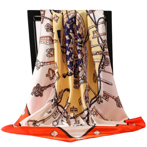 Load image into Gallery viewer, Elegance Unveiled Silk Scarf
