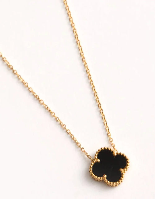 Load image into Gallery viewer, Elegant Bloom Clover Charm Necklace
