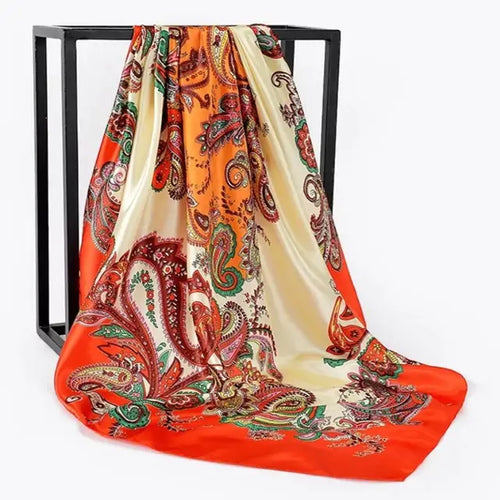 Load image into Gallery viewer, Elegance Unveiled Silk Scarf
