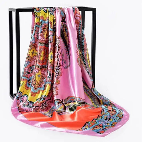 Load image into Gallery viewer, Elegance Unveiled Silk Scarf
