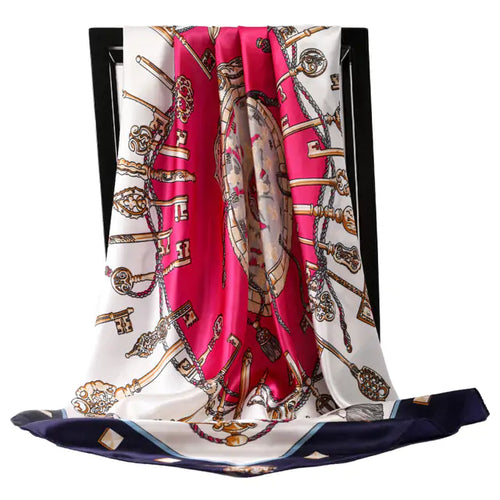 Load image into Gallery viewer, Elegance Unveiled Silk Scarf
