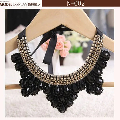 Load image into Gallery viewer, Glamour Cascade Crystal Choker
