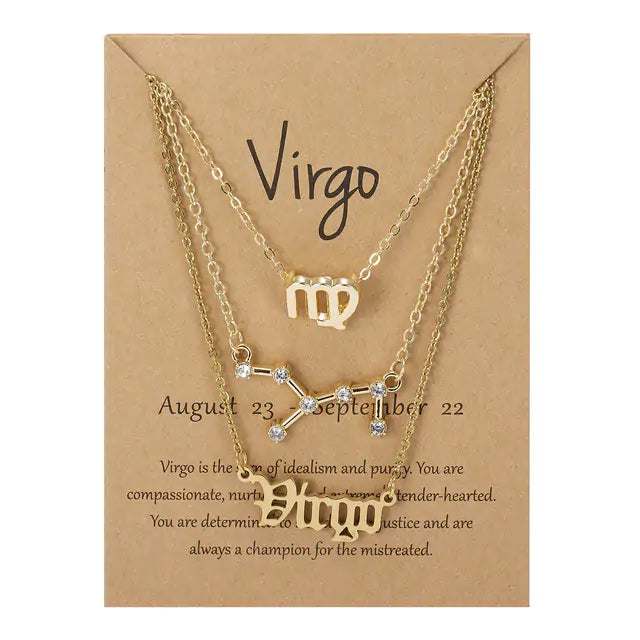 Celestial Charm Zodiac Necklace