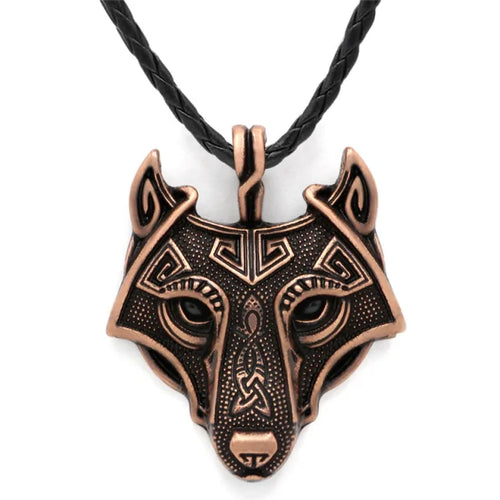 Load image into Gallery viewer, Nordic Wolf Spirit Pendant
