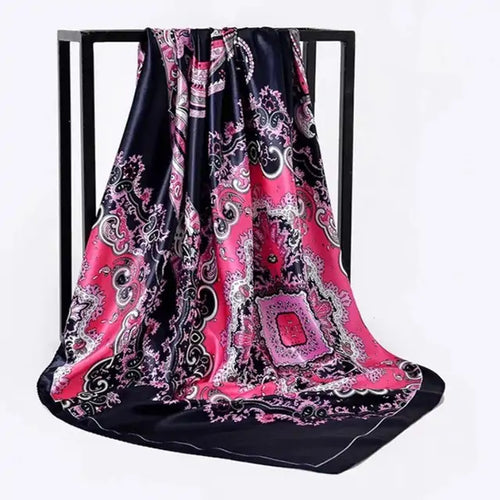 Load image into Gallery viewer, Elegance Unveiled Silk Scarf
