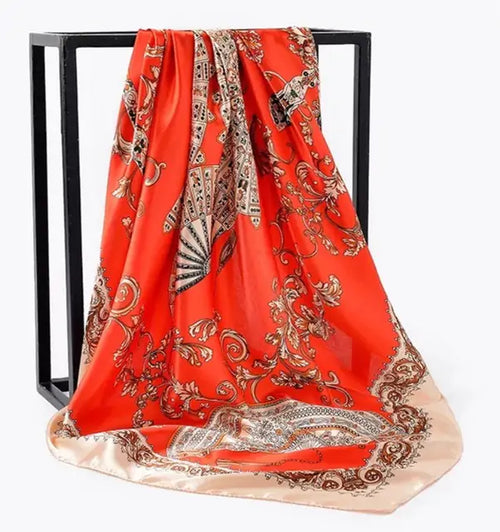 Load image into Gallery viewer, Elegance Unveiled Silk Scarf
