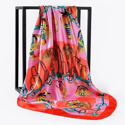 Load image into Gallery viewer, Elegance Unveiled Silk Scarf
