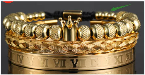 Load image into Gallery viewer, Regal Majesty Crown Bracelet
