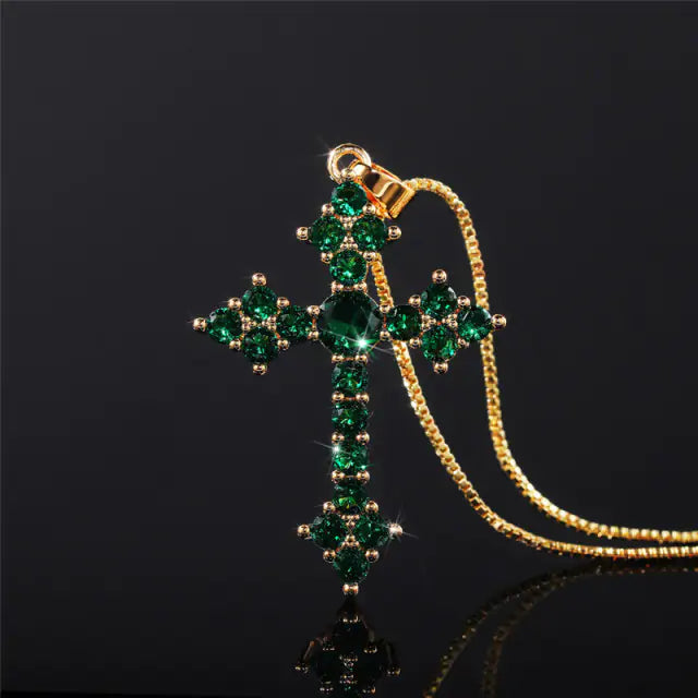 Eternal Shine Cubic Zirconia Cross