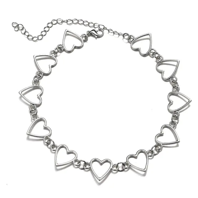 Sweet Embrace Heart Choker