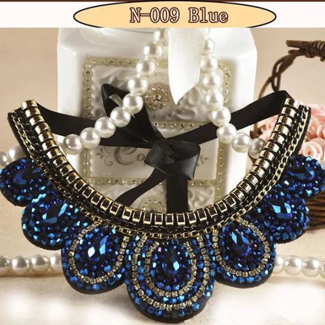 Glamour Cascade Crystal Choker