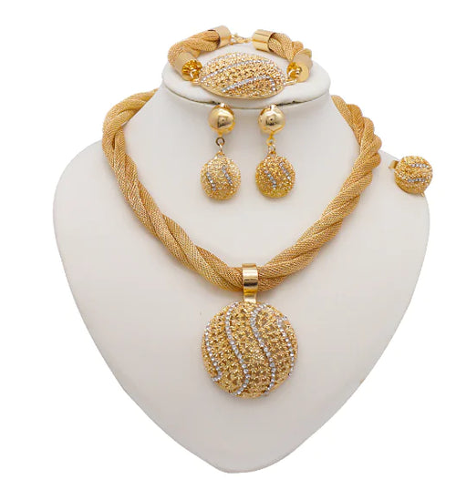 Load image into Gallery viewer, Eternal Elegance Geo Jewelry Set
