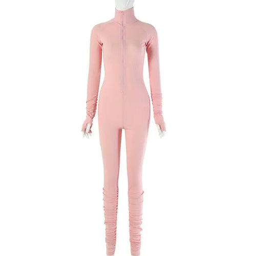 Load image into Gallery viewer, CozyFit Turtleneck Active Jumpsuit
