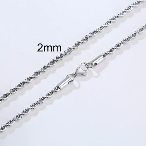 Load image into Gallery viewer, Gentleman&#39;s Elite Stainless Rope Chain
