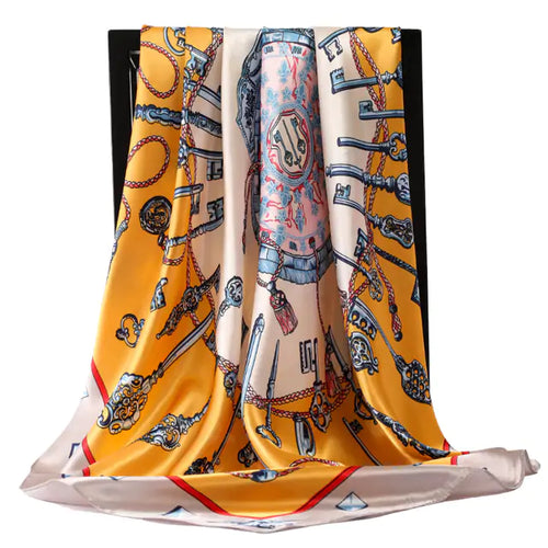 Load image into Gallery viewer, Elegance Unveiled Silk Scarf
