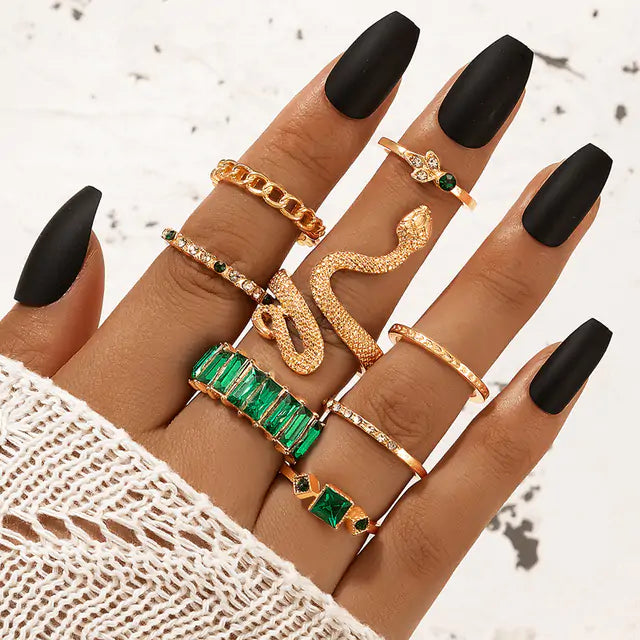 Emerald Envy Vintage Ring Collection