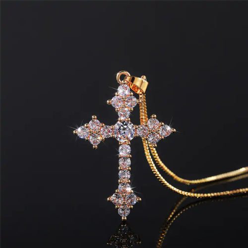 Load image into Gallery viewer, Eternal Shine Cubic Zirconia Cross
