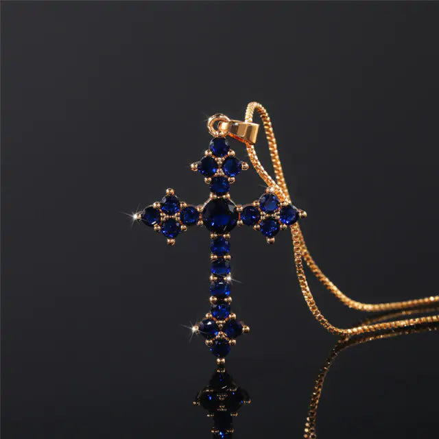 Eternal Shine Cubic Zirconia Cross