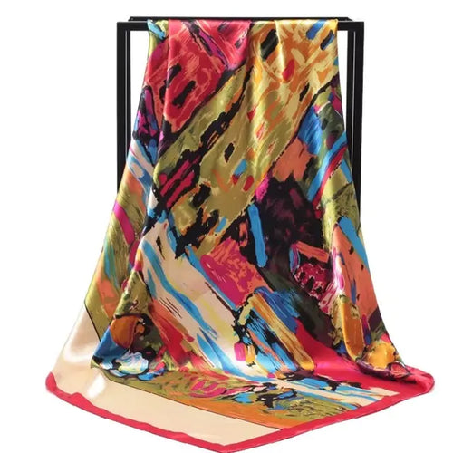 Load image into Gallery viewer, Elegance Unveiled Silk Scarf
