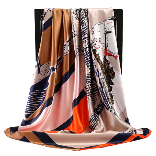 Load image into Gallery viewer, Elegance Unveiled Silk Scarf
