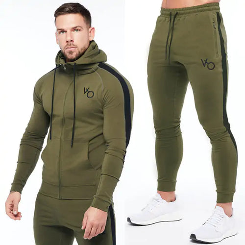 Load image into Gallery viewer, Peak Performance Hooded Jogger Set
