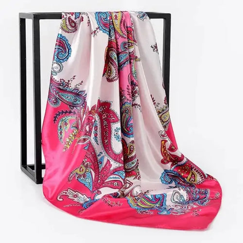 Load image into Gallery viewer, Elegance Unveiled Silk Scarf
