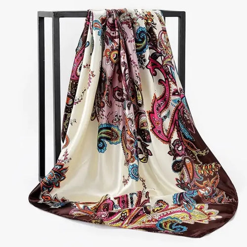 Load image into Gallery viewer, Elegance Unveiled Silk Scarf
