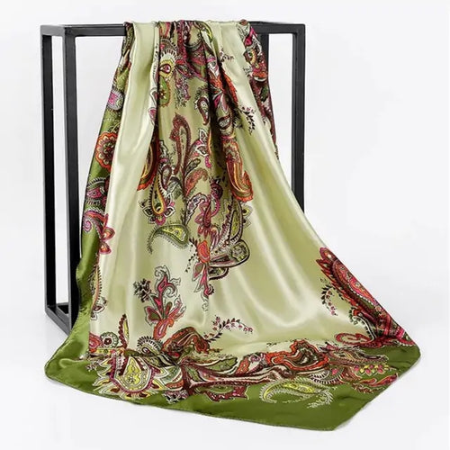 Load image into Gallery viewer, Elegance Unveiled Silk Scarf
