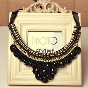 Glamour Cascade Crystal Choker