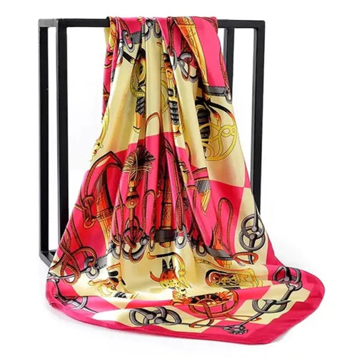 Load image into Gallery viewer, Elegance Unveiled Silk Scarf
