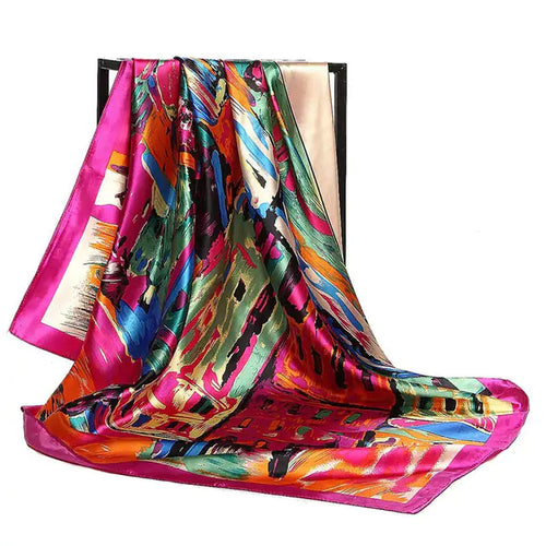 Load image into Gallery viewer, Elegance Unveiled Silk Scarf
