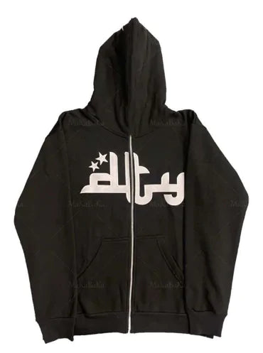 Load image into Gallery viewer, Galactic Statement Zip Hoodie
