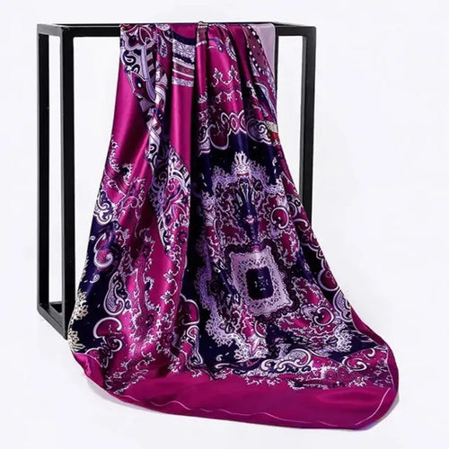 Load image into Gallery viewer, Elegance Unveiled Silk Scarf
