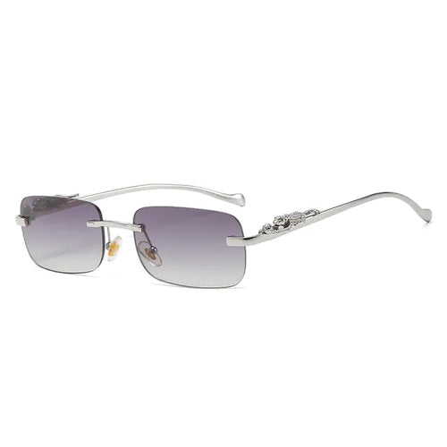 Load image into Gallery viewer, Leopard Luxe Rimless Square Shades
