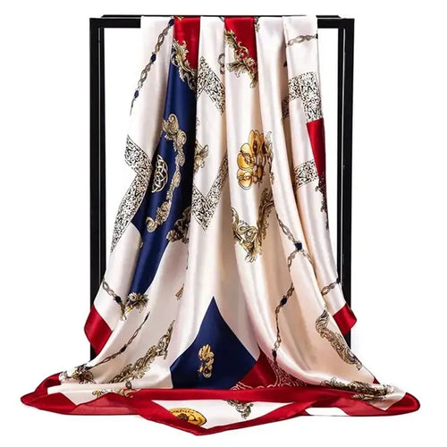 Load image into Gallery viewer, Elegance Unveiled Silk Scarf
