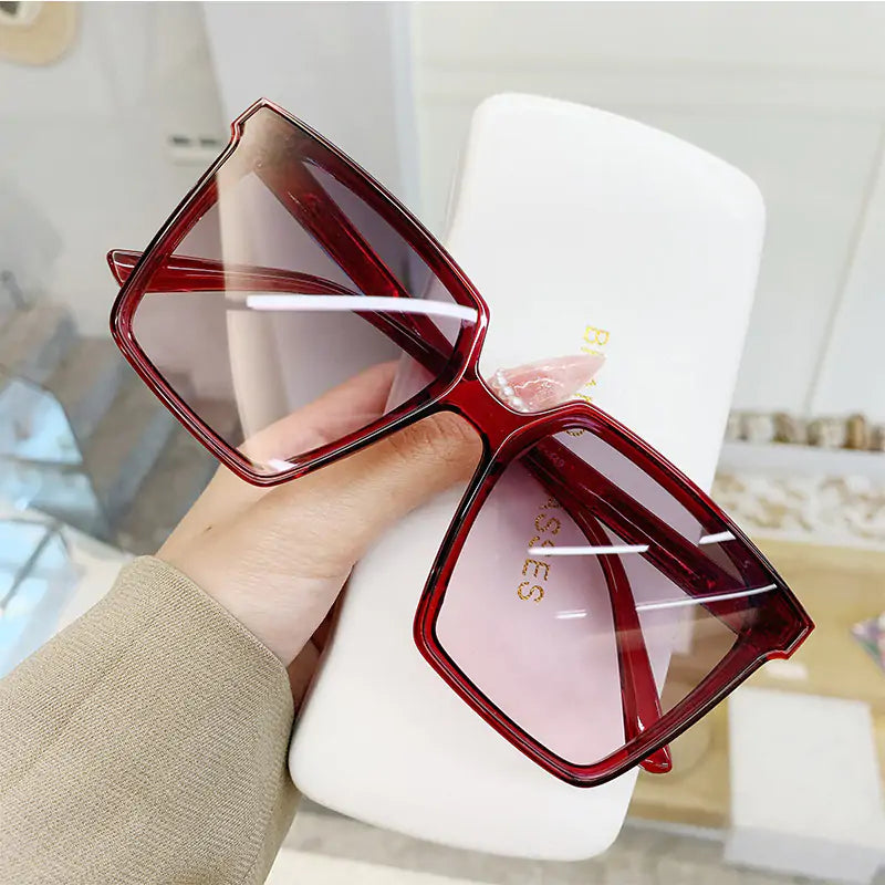 MetroChic Oversized Square Sunglasses