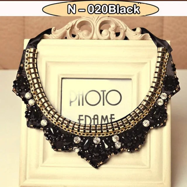 Glamour Cascade Crystal Choker