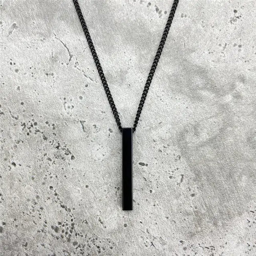 Load image into Gallery viewer, Eternal Edge Rectangle Pendant
