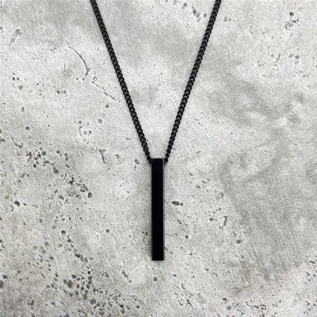 Eternal Edge Rectangle Pendant