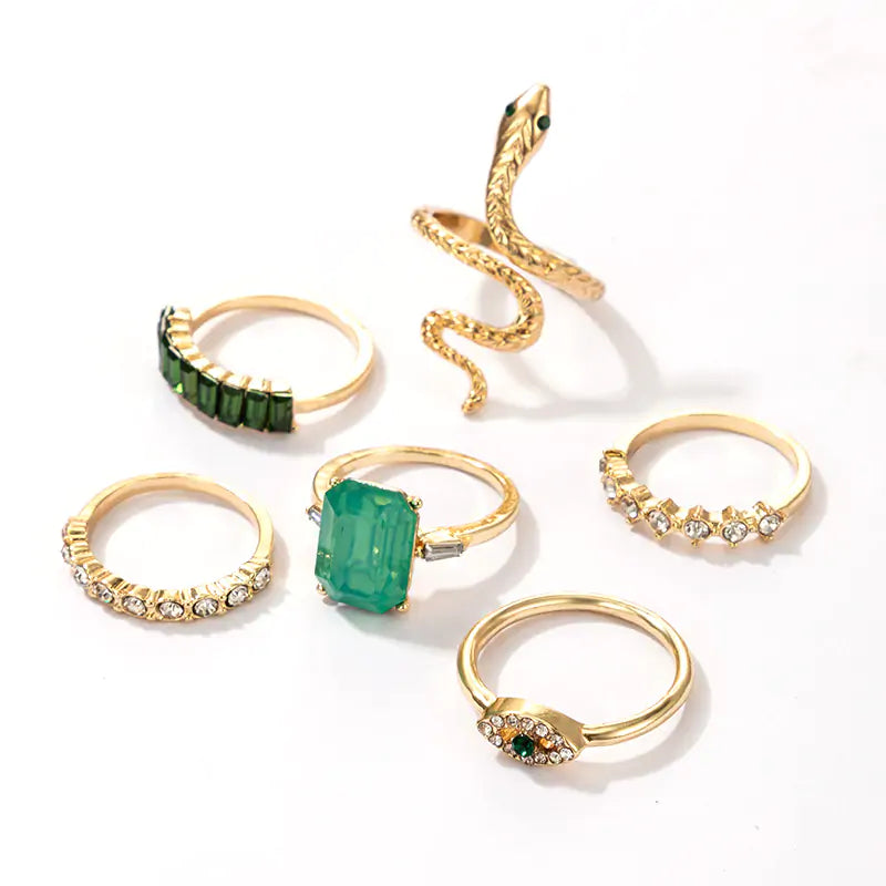 Emerald Envy Vintage Ring Collection