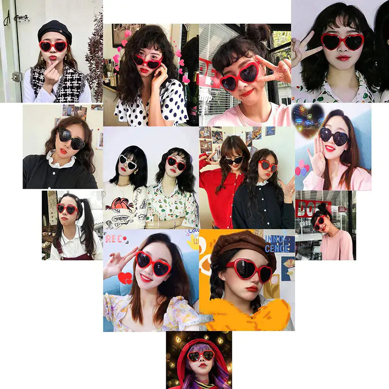 LoveLens Heart Diffraction Sunglasses