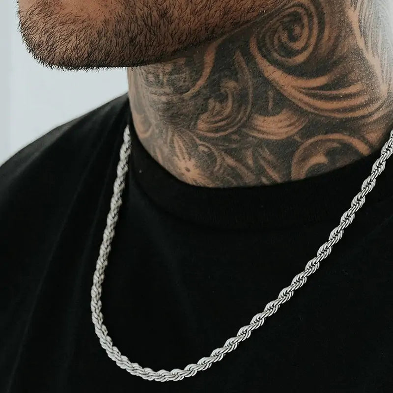 Gentleman's Elite Stainless Rope Chain