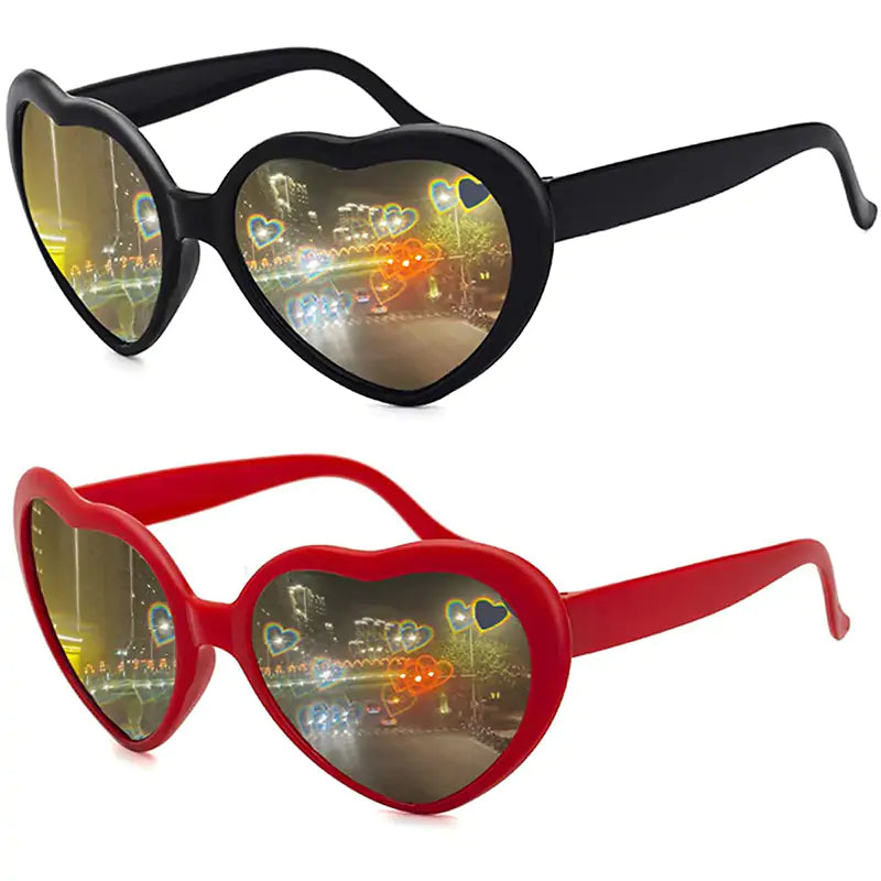 LoveLens Heart Diffraction Sunglasses