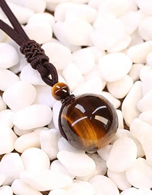 Load image into Gallery viewer, MysticTiger Eye Charm Necklace
