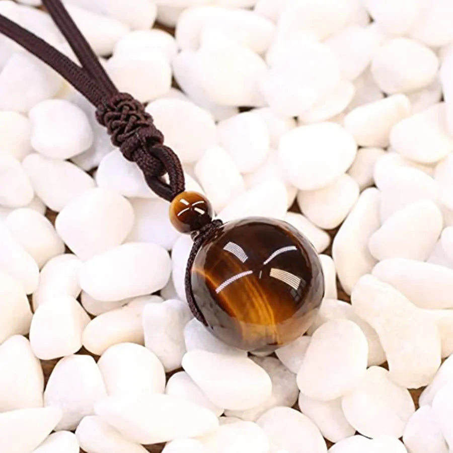 MysticTiger Eye Charm Necklace