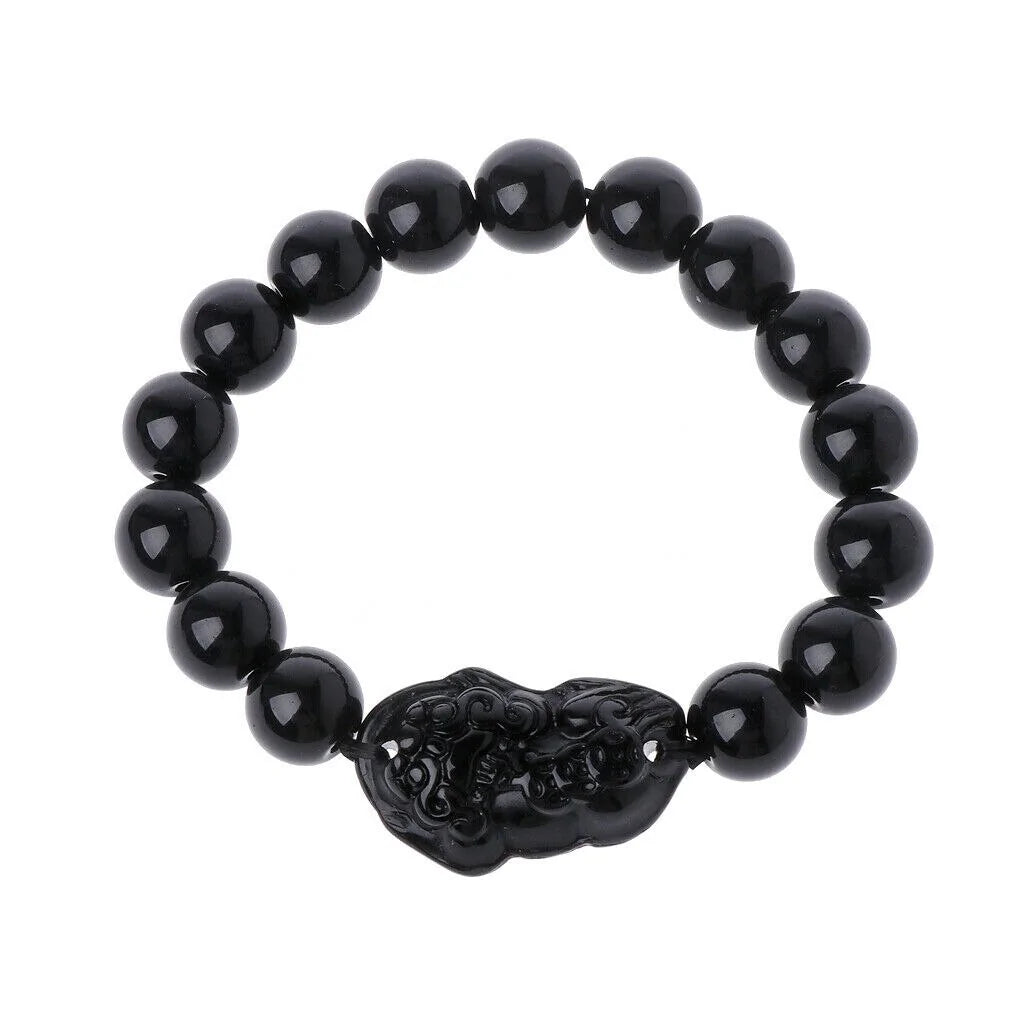 FortuneGuard Obsidian Wealth Bracelet